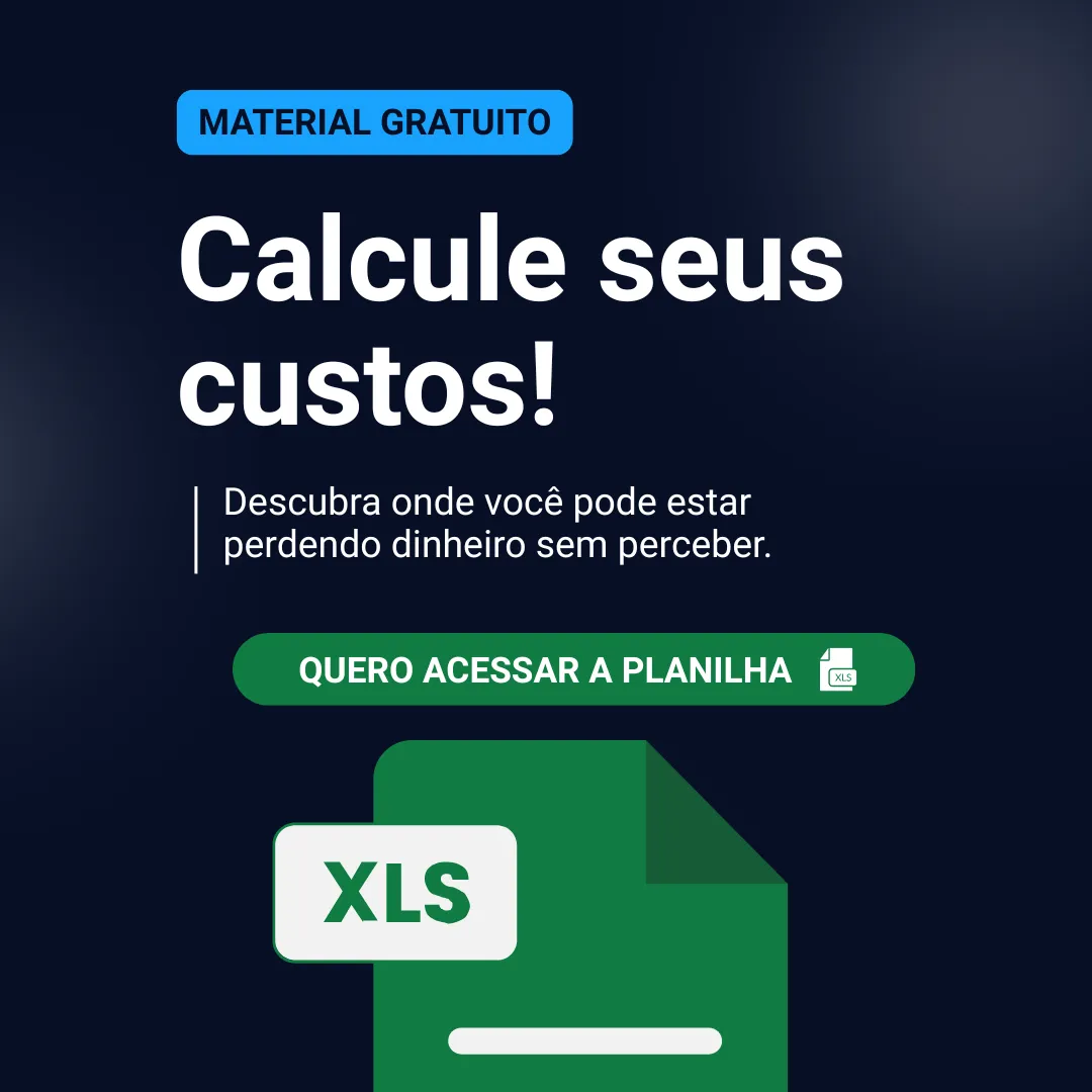 Banner planilha de custos de importação